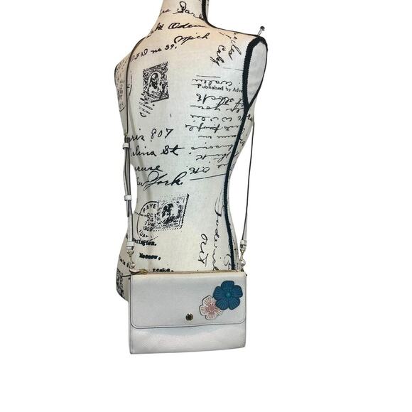 COACH CROSSBODY TEA ROSE WILLOW LEATHER CHALK COLOR VERSATILE ICONIC - Picture 16 of 16